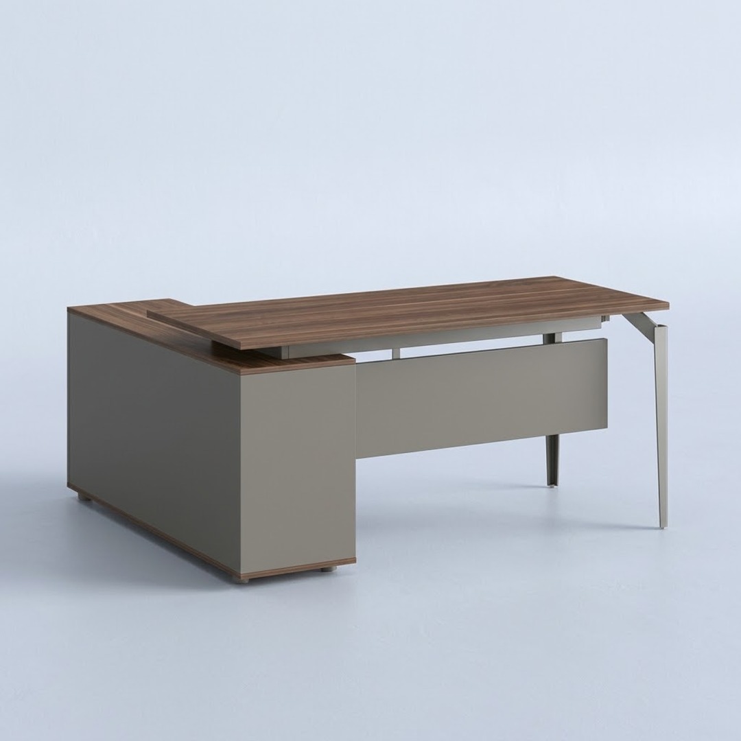 Executive Desk ZS-DG08-DO1 – Modular Side Return Desk