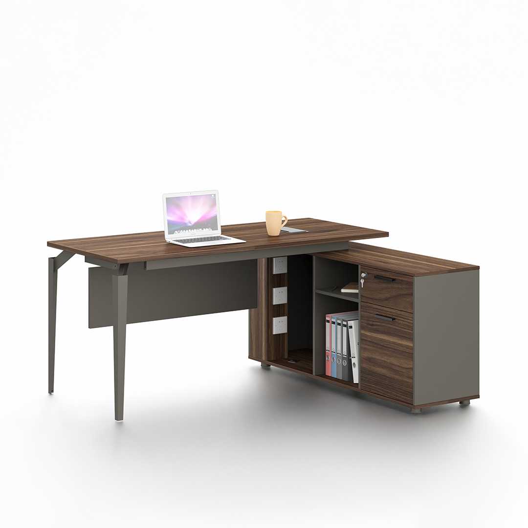 Executive Desk ZS-DG08-DO1 – Modular Side Return Desk