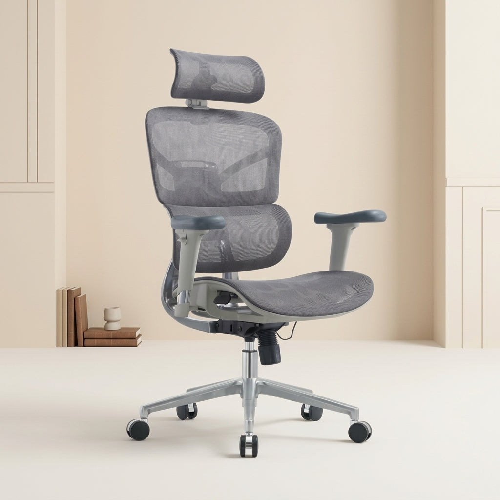 High Back Mesh Office Chair ZS-J7-HG – 3D Headrest & Sliding Seat