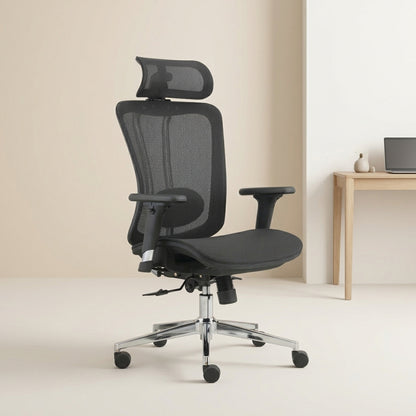 High Back Mesh Office Chair ZS-X7-H – Adjustable Lumbar Support & Chrome Base