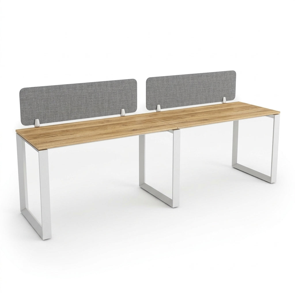Side-by-Side Linear Workstation for Two Person – ZS-WS-SB2P-LOOP