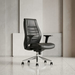 ZS-1802-M Medium Back Executive Leather Chair