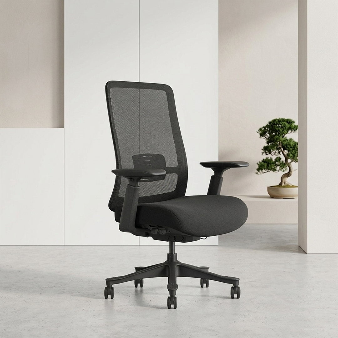ZS-V1-MSL Medium Back Mesh Chair with Sliding Mechanism