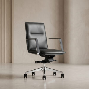 ZS-1819-M Medium Back Executive Leather Chair