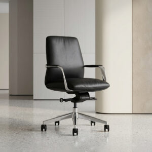 ZS-2216-M Medium Back Executive Leather Chair