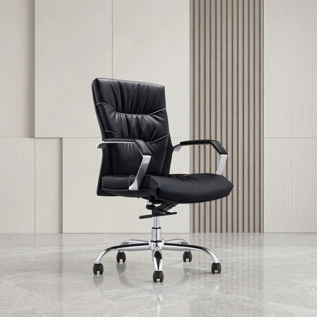ZS-9161-M Medium Back Executive Leather Chair