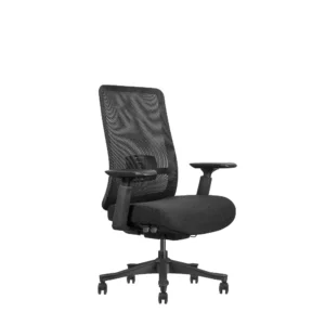 Black medium back mesh chair UAE