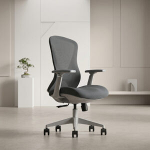 ZS-GK2-MG Grey Medium Back Mesh Chair