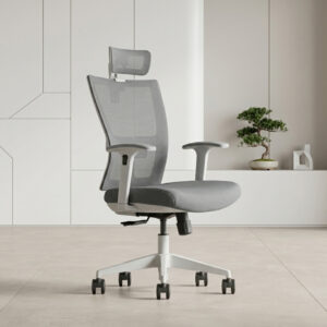 ZS-GM-HG Grey High Back Mesh Chair
